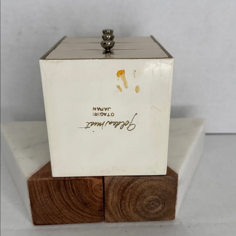 Vintage Otagari Japan Golden Mist Jewelry Box